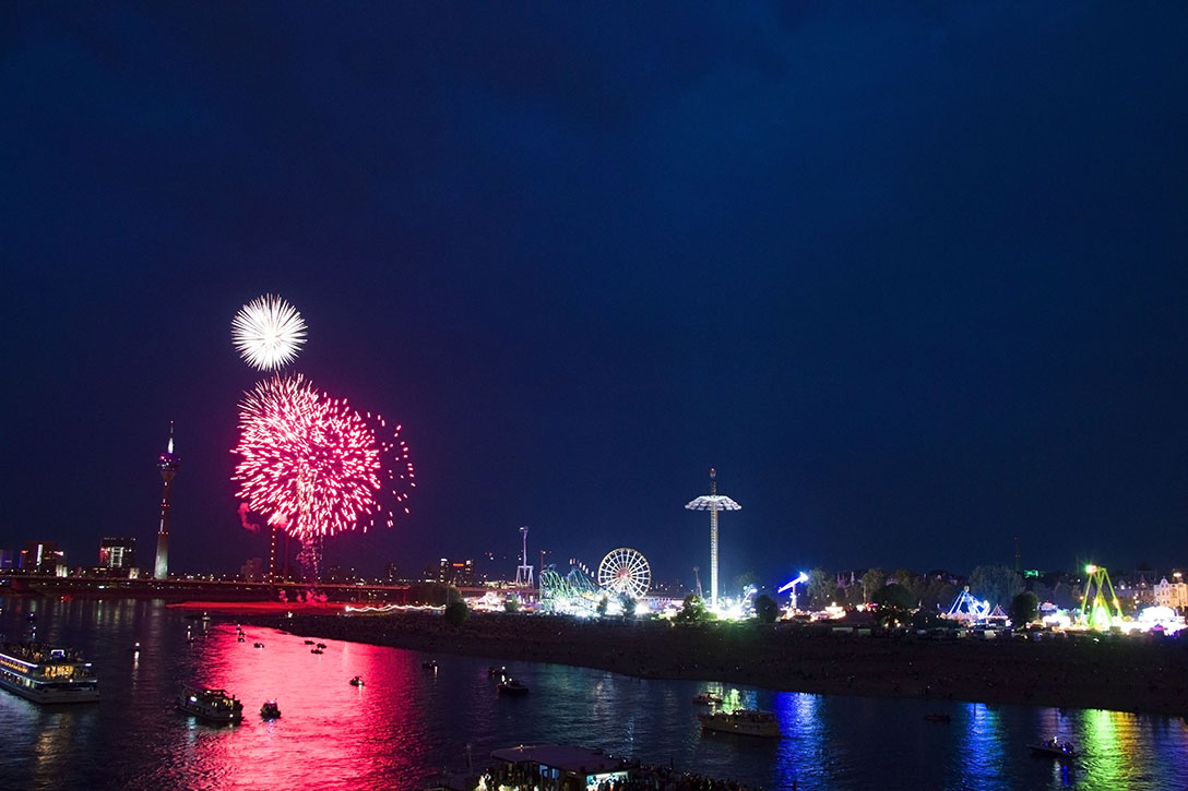 Rheinkirmes Düsseldorf - Feuerwerk 2018